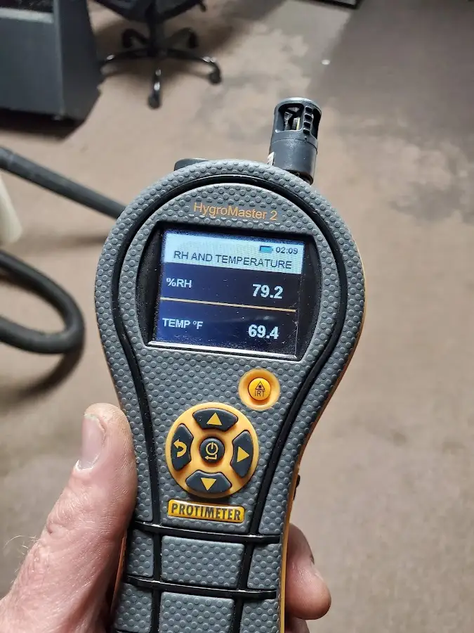 Moisture meter humidity assessment for Fire & Smoke Damage Restoration in Kuna
